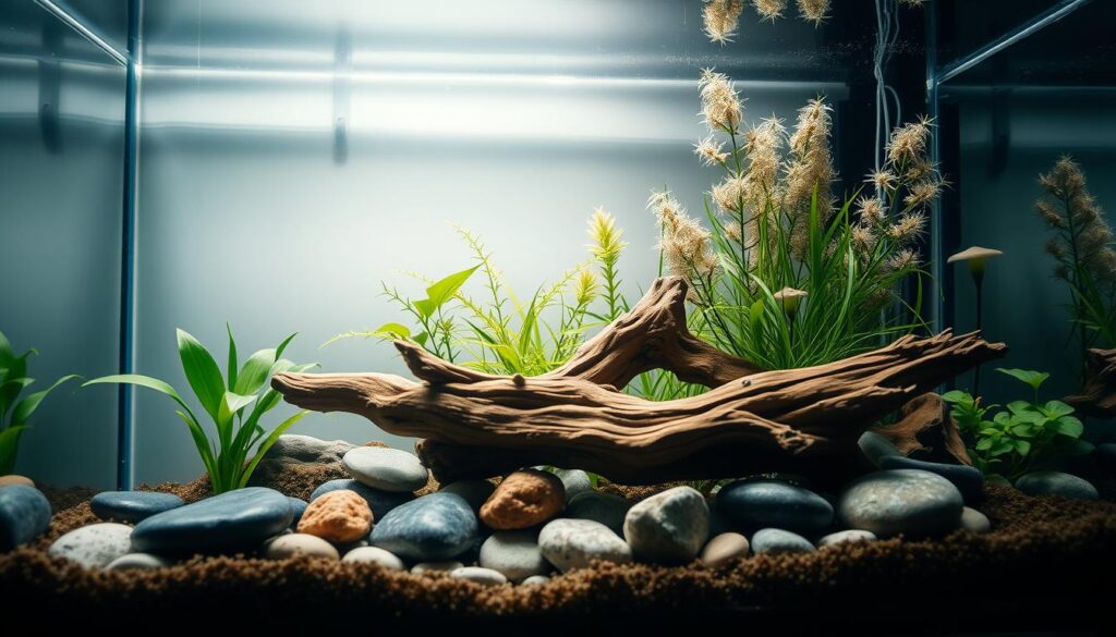 A iluminação é suave e natural, criando uma atmosfera serena e convidativa.