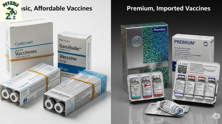Vacinas mais baratas vs vacinas importadas mais caras